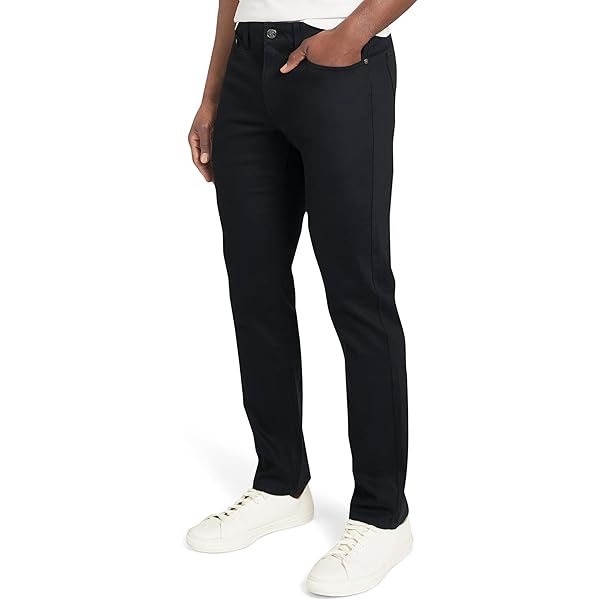 Izod Men's Liberty Flex 5 Pocket Slim Fit Stretch Waist Knit Denim