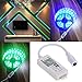 LED WiFi Controller Works with Alexa/Google Home Voice Control for 5050/3528 RGB LED Strip Lights with 16 Million Colors Change/Dimmer/Timer/Sound Activated - Free Apple/Android App Control