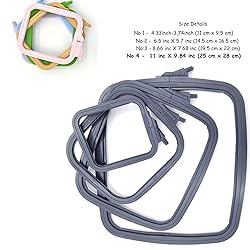 Nurge Anthracite 4 Pcs Set Plastic Square