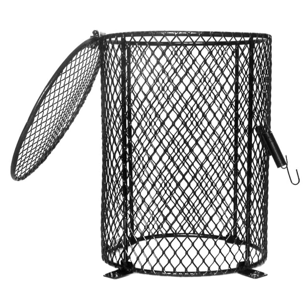ZONADAH Heater Guard Reptile Anti-Scald Lampshade Reptile Lamp Cover Round Bulb Enclosure Cage Protecter for Reptile Turtle Snakes Lizards Frogs