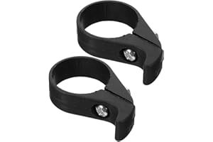 HOMOBABE 2pcs Bicycle Chain Guide Anti-Drop Mechanism Black Plastic Chain Deflector for Mountain Bike Easy