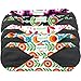 wegreeco Reusable Menstrual Pads for Women - Reusable Sanitary Pads | Reusable Panty Liners | Soft Cloth Menstrual Pads - 5 Pack, 1 Cloth Wet Bag (Large, Flower)
