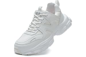 Hogent Steel Toe Shoes for Women Wide Non Slip Work Shoes Comfortable Safety Shoes for Women Lightweight Womens Steel Toe Shoes Puncture Proof Steel Toe Sneakers for Women