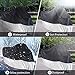 LotFancy Motorcycle Cover, All Season Weather Waterproof Sun Outdoor Protection Fits up to 96-Inch Scooter Bike, Motors, Dirt Bike and Road Bike, Choppers and Cruisers, Black