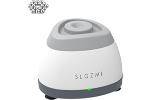 SLQZMI Mini Vortex Mixer, Nail Polish Shaker, Paint Shaker & Paint Mixer for Gel Polish, Acrylic Paints, Eyelash Adhesives, Tattoo Ink, Lab Vortex Mixer for Centrifuge Tubes and Test Tubes (Grey)