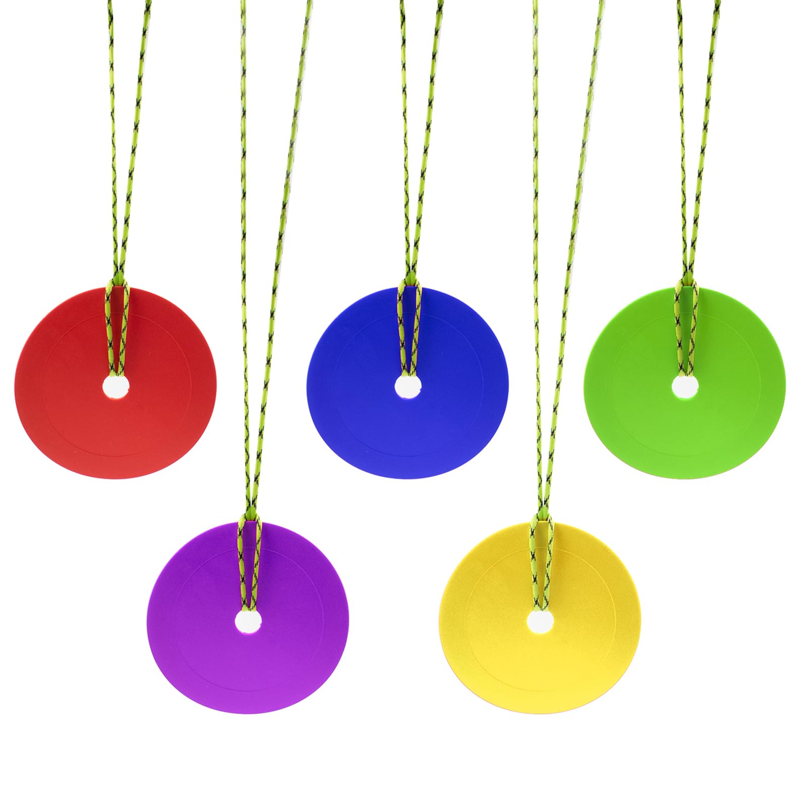 Photo 1 of QoTang 5 PCS Shooting Goal Target Discs Colorful Shooting Practice Targets Reactive Agility Targets for Improving Accuracy Training Equipment Shooting Targets for Lacrosse, Hockey, Soccer, Baseball