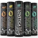 100% Natural Lip Balm with Beeswax, Calendula & Vitamin E - Specifically Formulated for Lip Repair and Treatment. Best Chapstick for Chapped or Cracked Lips and Dead or Dry Skin. (4 Pack 0.18/oz each)
