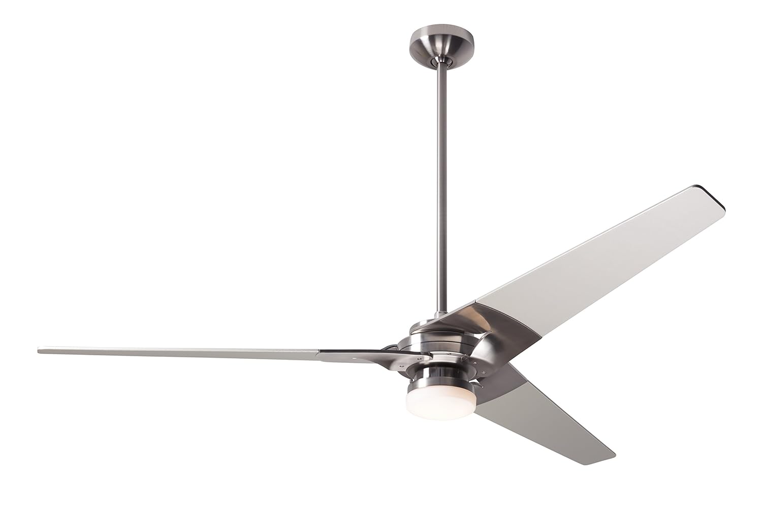 Modern Fan Company Torsion 62 Bright Nickel W Nickel Blades 17w