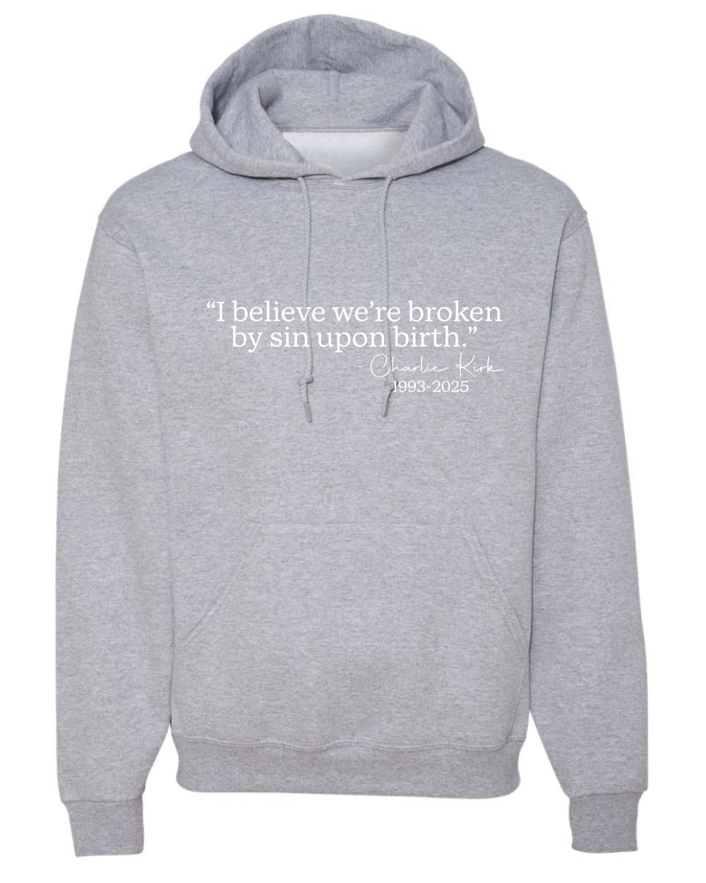 Wild Bobby Broken By Sin Quote Vintage Tee White