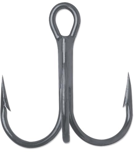 VMC Lot de 1 aigus courbés ronds en nickel noir