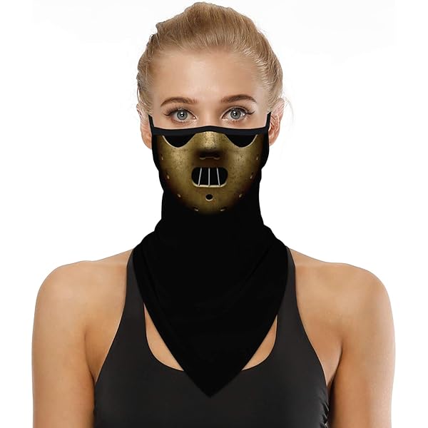 Amazon.com: KIPETTO Black Leather Masks with Zipper Half
