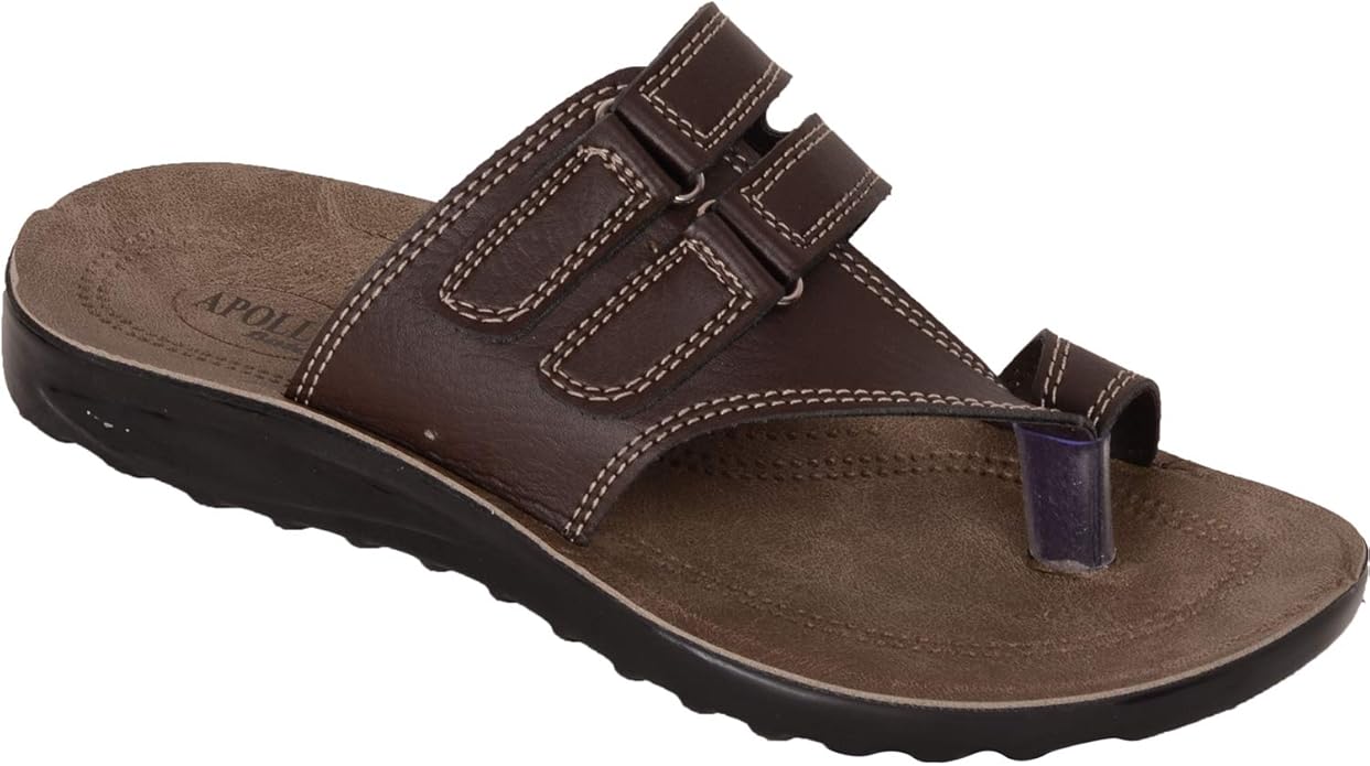 BATA Men Brown Sandal Chappal: Amazon 