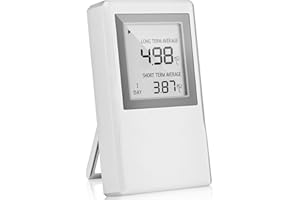 TOPFURN Radon Detector for Home with ±0.1 pCi/L Precision,Radon Meter,Real-Time Air Quality Monitoring,Long-Term & Short-Term Data,Portable Design & Extended Battery Life,Radon Detector for Home Basement