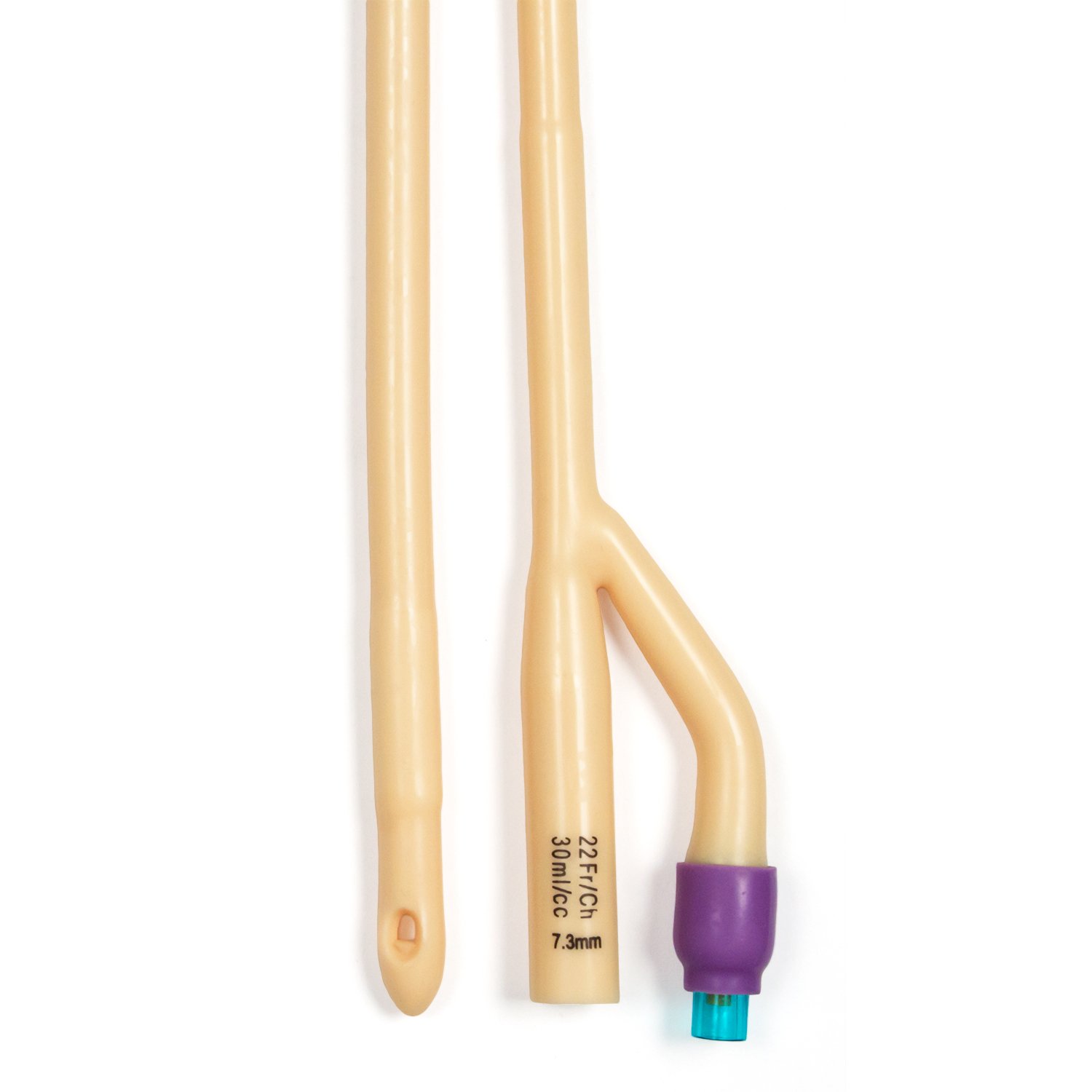 Dynarex 4962 Foley Catheters, 30 cc, 22FR (Pack of 10