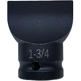 Slotted Screwdriver &amp; Drag Link Socket, 1-3/4" x 1/4" Tip, 1/2" Drive | For Removing Rusted or Stubborn Cleanout Plugs, Heat-Treated Cr-Mo Alloy Steel