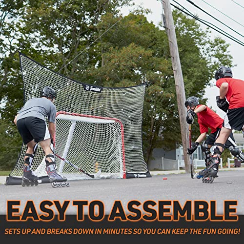 Franklin Sports NHL Hockey Goal Backstop Net Fibertech Street Hockey