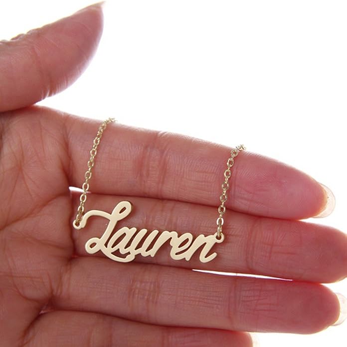 UsDeSiGn "No other name Nameplate Necklace