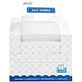 HOMEXCEL Face Towels, Disposable Face Towelette, Biodegradable Makeup Remover Dry Wipes 50 Count, Super Soft Clean Facial Towels Wash Cloth for Sensitive Skin