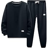 Womens 2 Piece Outfits Lounge Jogging Suits Sweatsuit Set Oversized Sweatshirt Baggy Comfy Sweatpants with Pockets