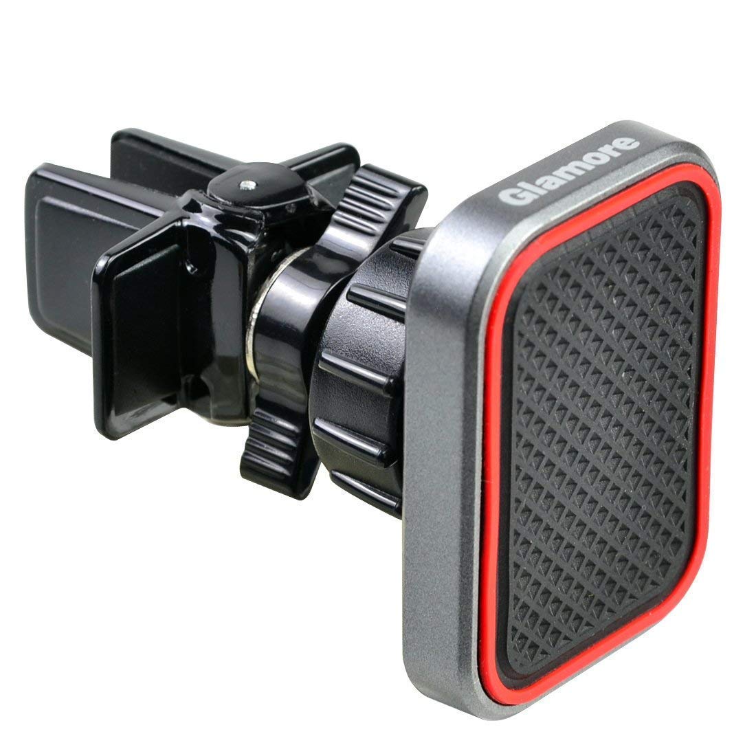 Glamore Magnetic Car Mount 360°Rotation Air Vent Car Phone Holder for iPhone X 8 Plus 7 6s SE Samsung Galaxy S5/S6/S7/S8 & other Smartphone