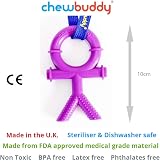 Chewbuddy Sensory Direct Chewbuddy and Lanyard Purple Teether for Kids Adults view 4