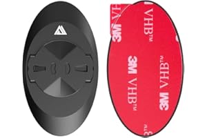 KOM Cycling Garmin Edge Universal Cell Phone Mount Adapter Attach Your iPhone or Any Smartphone to Any Garmin Bike Mount - Garmin Phone Mount Quarter Turn Adhesive Adapter