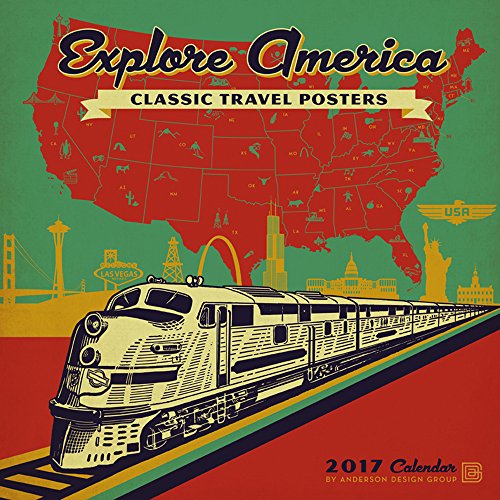 Explore America 2017 Wall Calendar