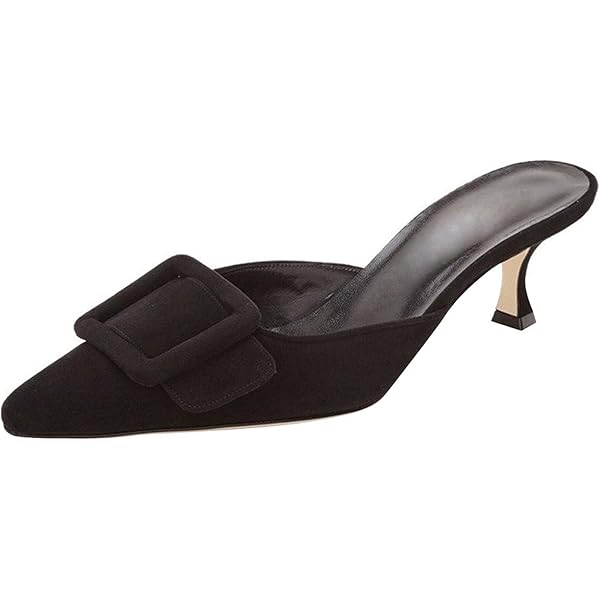 Amazon.com | Axellion Comfortable Kitten Heel Mules for Women
