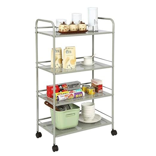 LLF Carrito de Almacenamiento Cocina, Racks De Microondas De Uso ...