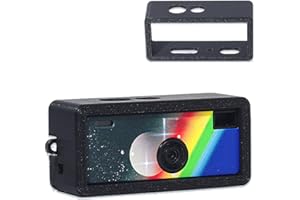 Case for Kodak CHARMERA Keychain Digital 1987 Camera,WUNIAK Soft Silicone Protective Portable Scratch Shock Resistant,Black.