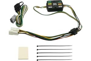 56480 Trailer Wiring Kit 4 Flat 3 to 2 Trailer Light Converter, Replaces 118827 Compatible with 2020-2024 Toyota High-Lander