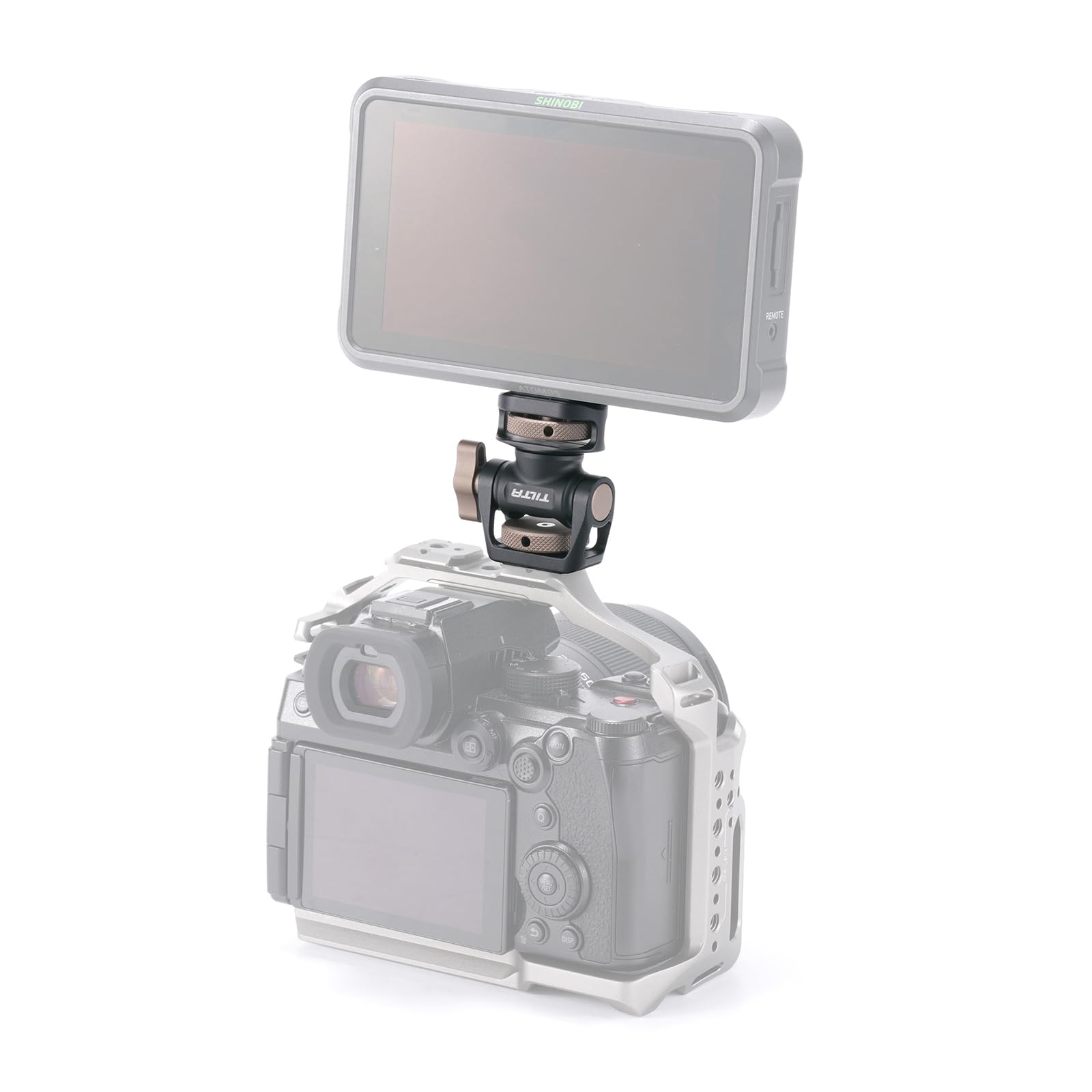 Tilta Accessory Mounting Bracket 1/4″-20 with Locating Pins to 1/4″-20 with Locating Pins - Black TA-AMB3-B