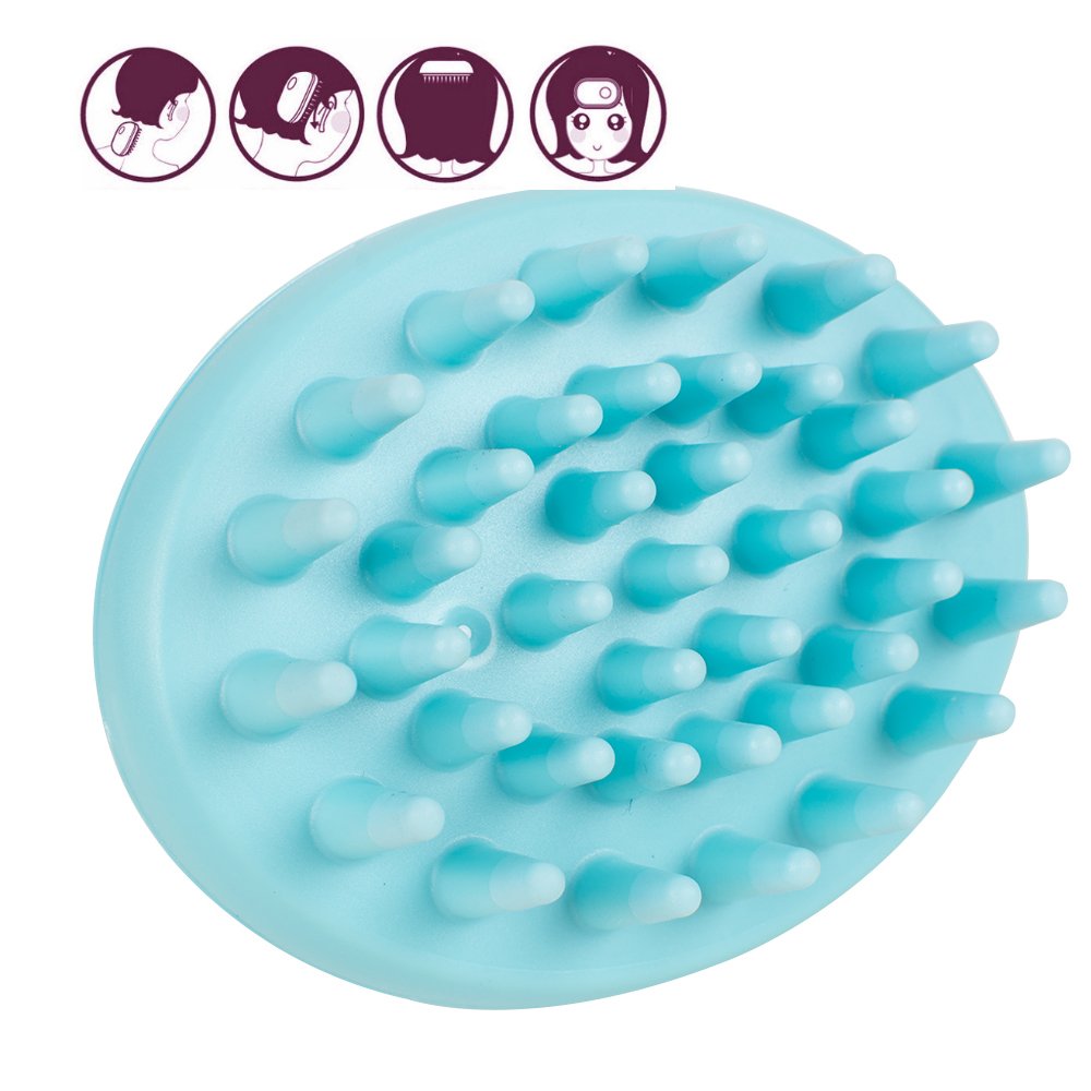 Risingmed Elektrische Kopfmassagegerät Haarpflege Shampoo Massage Kammbürste