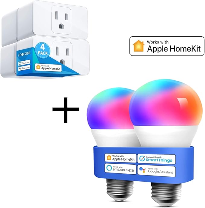Amazon.com: Smart Light Bulb & Smart Plug Mini Compatible with Apple