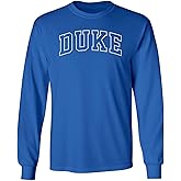 Vintage Duke Apparel - Retro Letters Design Long Sleeve T-Shirt