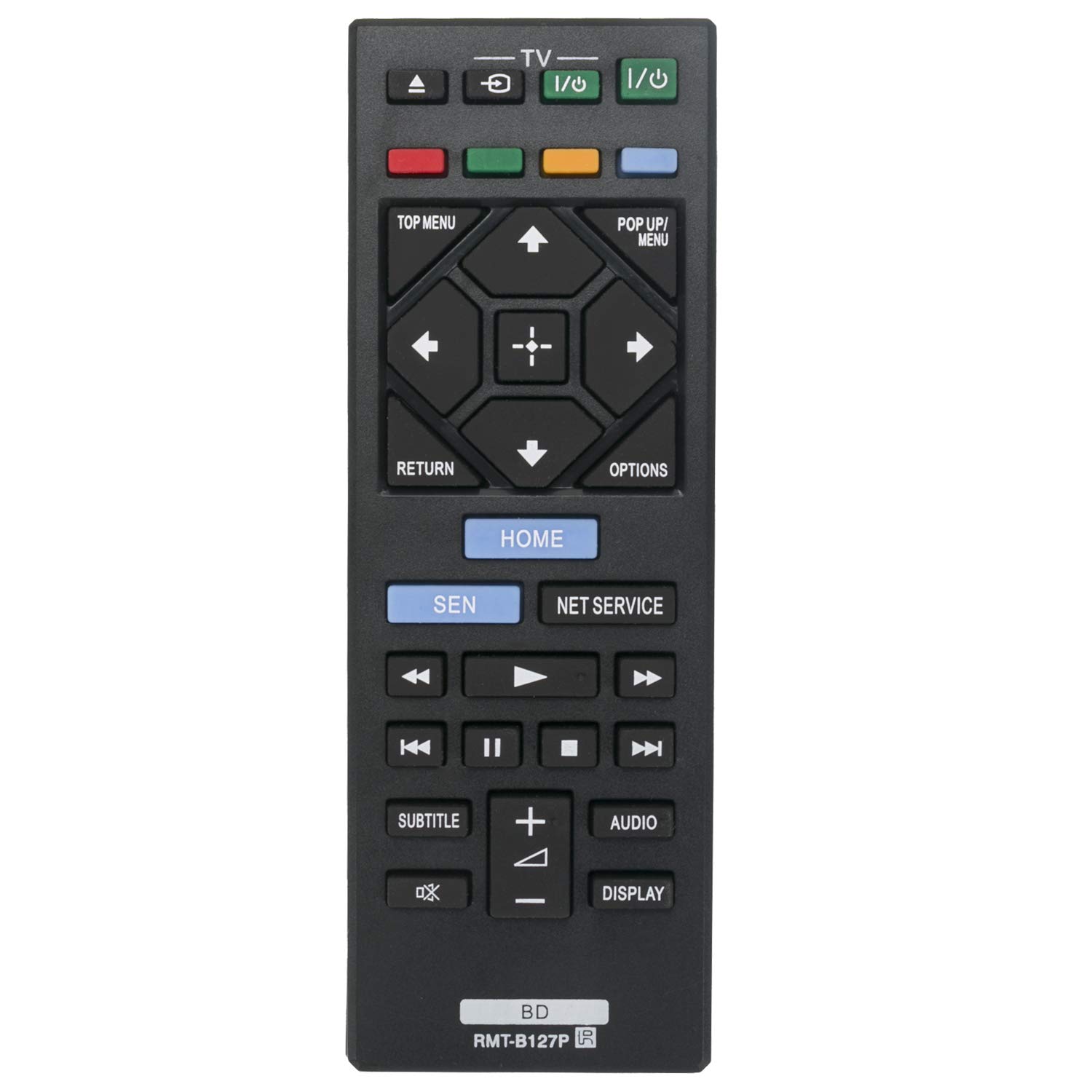 VINABTY RMT-B127P Remote Control replacement fit for Sony BDP-S1200 BDP-S3200 BDP-S5200 BDP-S4200 BDP-S6200 Bdp-bx120 Bdp-bx320 Bdp-bx520 BD Player