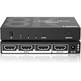 iArkPower 8K HDMI Switch 3 in 1 Out 4K@120Hz HDMI Switcher with Remote | Support HDR10+, CEC, VRR, ALLM, Dolby Vision, Dolby Atmos (Battery Not Included)