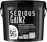 The Bulk Protein Company Serious Gainz 5kg White Chocolate Mass Gainer