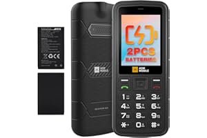 AGM M9 Rugged Basic Cell Phone, 4G Feature Phone, Simple Mobile Phones, IP68 & IP69K Waterproof, Drop-Proof, Large Buttons, L