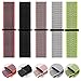 bayite Nylon Bands Compatible Fitbit Charge 2, Replacement Accessory Strap Wristbands Women Men Large Small, Color6 Large