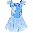 Arshiner Girls Ruffle Sleeve Ballet Dance Dress Tutu Skirted Leotard