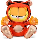 Kidrobot Garfield Year of The Tiger 8"" Plush Window Clinger - Red Edition, Orange