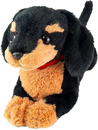 Amazon ひざわんこ ミニチュアダックス ブラック ぬいぐるみ おもちゃ おもちゃ