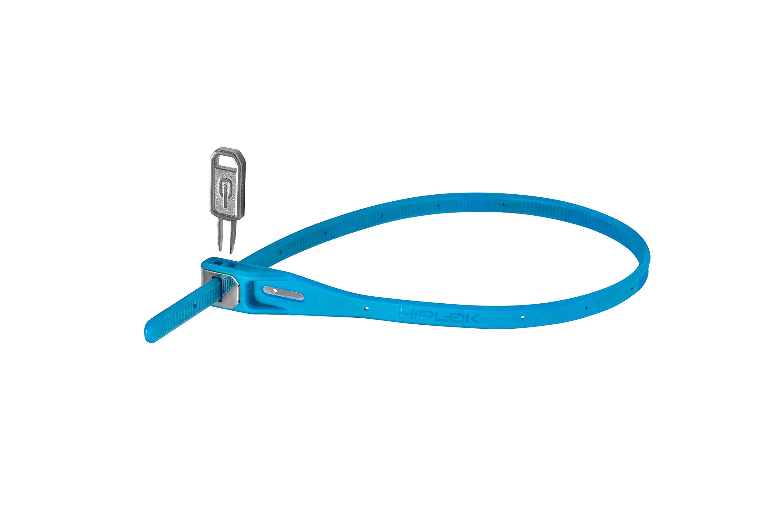 Hiplok Z LOK Bike Lock - Cyan. Bicycle Lock/Motorcycle Helmet Lock. Award Winning, Lightweight Zip Tie with Steel Core & 400mm Locking Length