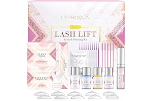 LE’PHOQUA Lash Lift Kit Eyelash Perm Kit: Eyelash Brow Lamination Kit - Lash Perming Curling Kit At home DIY and Professional for beginners - 2024 Upgraded