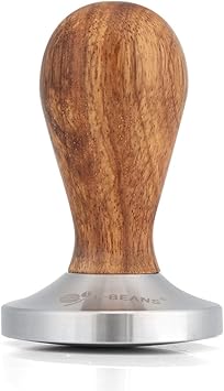 Tamper de café, ferramenta de pressão calibrada com base curvada e base curvada de 58 mm, antiferrugem para máquina de café