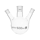 EISCO Distilling Flask, 500ml - 3 Angled