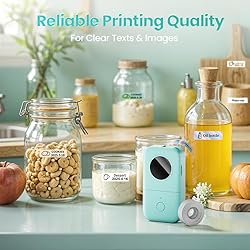 Phomemo D30 Label Maker Machine, Portable Bluetooth