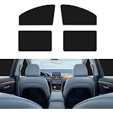 Sbulhia 4 PCS Car Side Window Sun Shades, Magnetic Car Front Rear Window Sunshade Privacy Protection Cover, Blackout Automotive Side Windows Cover for Sun UV &amp; Heat Protection (Black)