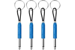 Gluutoyashop 4Pcs Guitar Plug Keychain for Marshall amp Key Holder, for Fender Jack Holder,for marshall jack key holder